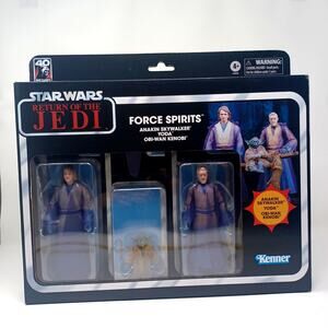 Disney Star Wars Black Series 40th ROTJ FORCE SPIRITS 3 Pack Figures